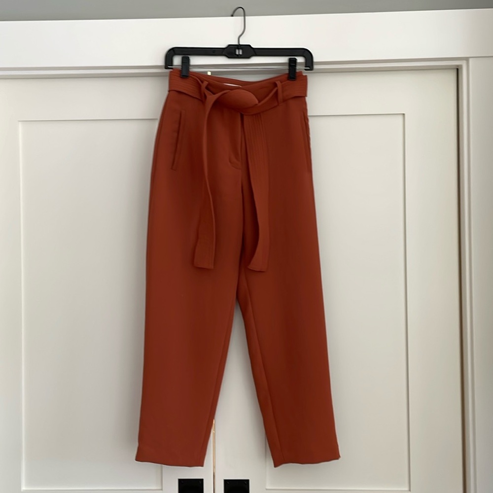 Aritzia Wilfred Pleated Crop Pant